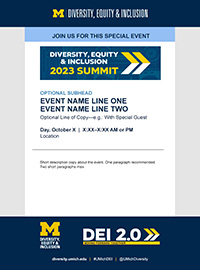 2023 DEI Summit email template